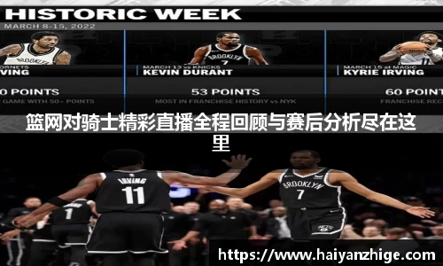 篮网对骑士精彩直播全程回顾与赛后分析尽在这里